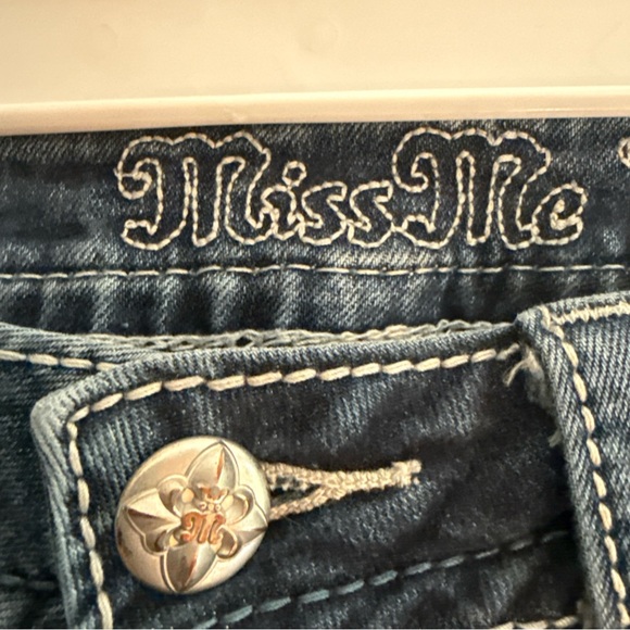 Miss Me women’s Dark Blue Bootcut Jeans - Picture 4 of 8